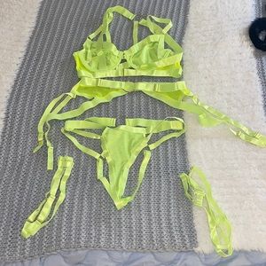 Lime green bandage set